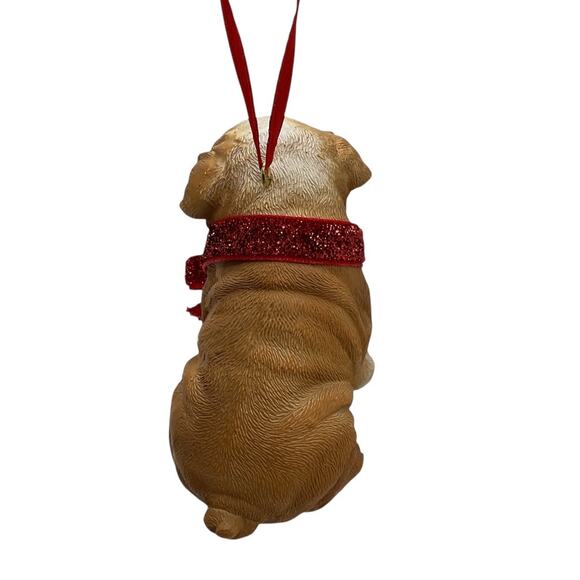 Pug Dog Christmas Ornament - Picture 2 of 4